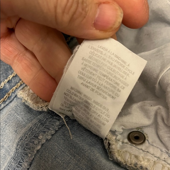 😍SHOW SPECIAL - DC Light Wash Jeans Embellished Crystal Embroidery Pockets - Picture 8 of 9